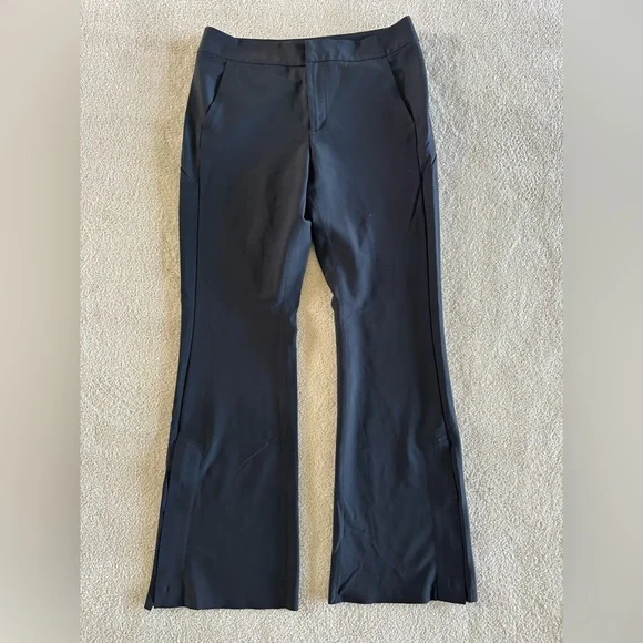 Athleta Stellar Flare Trouser Pant | Black | Size 14 - Picture 5 of 8